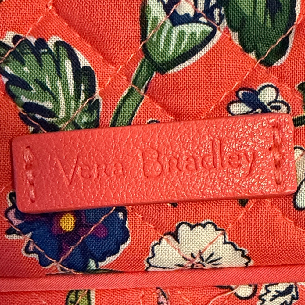 Vera Bradley Coral Floral Quilted Crossbody - Picture 2 of 11